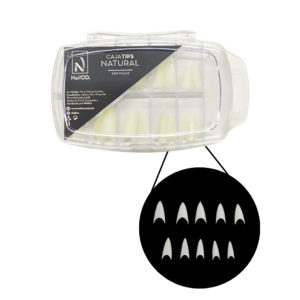 Caja de tips stiletto 100 piezas