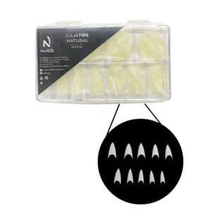 Caja de tips stiletto 500 piezas