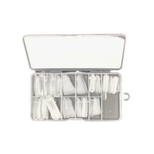 Caja de tips 100 piezas DUAL