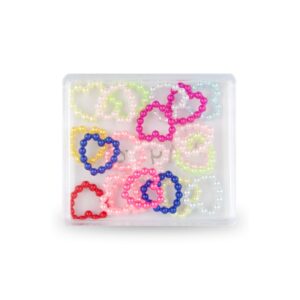 Set corazones de perla