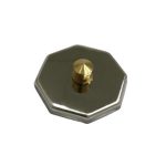 Tapa de aluminio para vaso de vidrio